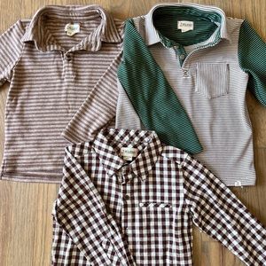 Boys boutique brand shirts bundle 4-5